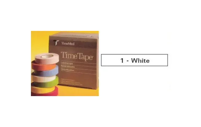 Precision Dynamics - Time - T-1260-1 - Blank Label Tape Time Multipurpose Label White Vinyl 1/2 X 2160 Inch