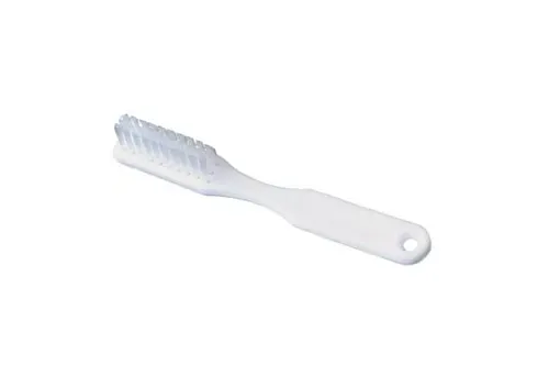 New World Imports - Tbsh - Short Handle (3 7/8") Toothbrush, 30 Tuft, 144/Bx, 10 Bx/Cs (21 Cs/Plt)