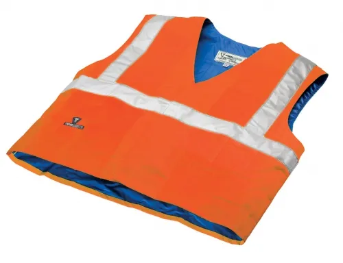 Techniche International - 6538-ORNG-S/M - TechNiche Evaporative Cooling Safety Vest