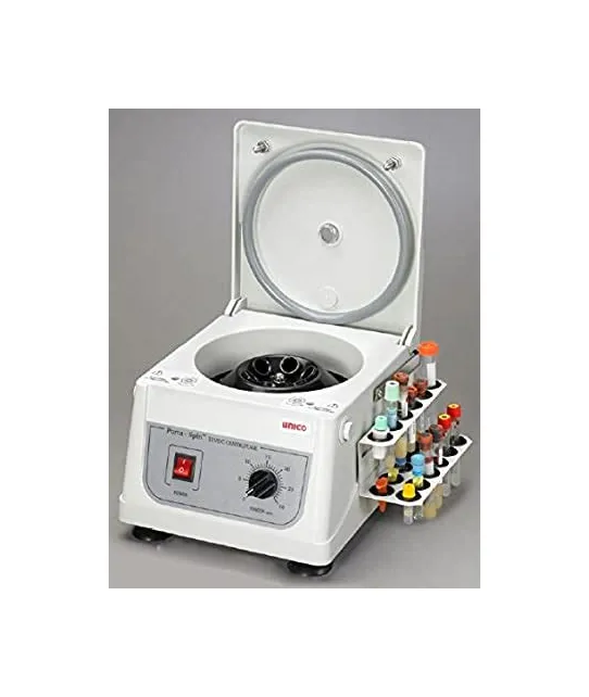 Unico - C828H - Porta-Spin&trade; Centrifuge, Portable, 12 VDC, Fixed Speed 3,700 RPM, 30 min. Timer, 8 Place Rotor, 8 x 10mL Capacity, 18 Place Tube Holdster&trade; Rack (DROP SHIP ONLY)